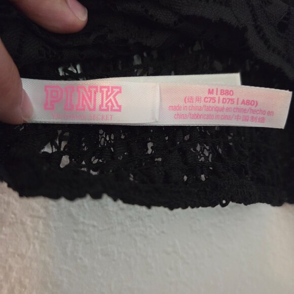 NWOT Women's Victoria's Secret Black Lace Bralette - Picture 5 of 5